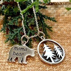 Mama bear necklace